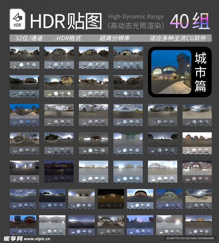 HDR贴图 HDR城市贴图