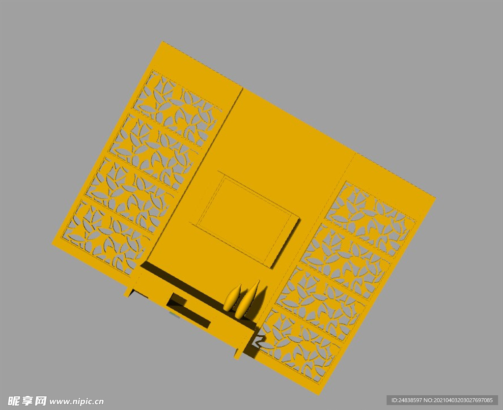 CAD装饰3D模型