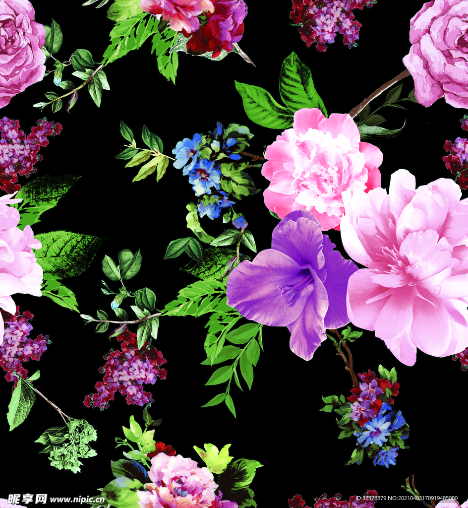 手绘花