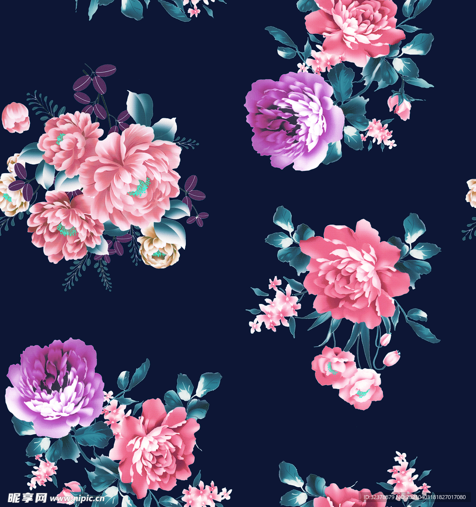 手绘花