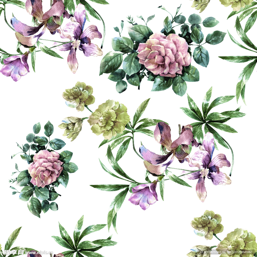 手绘花