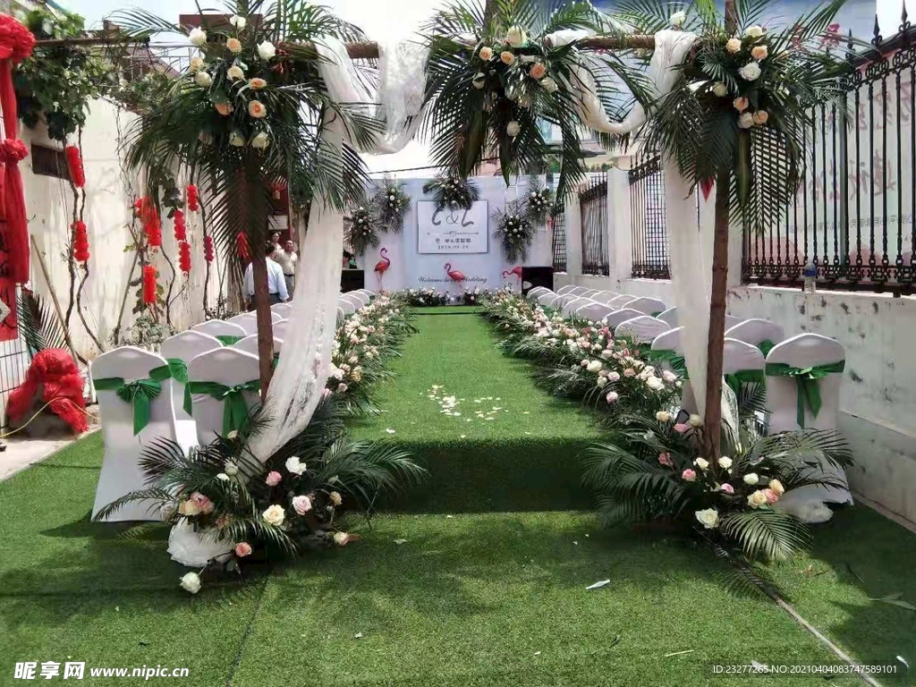 婚礼现场图