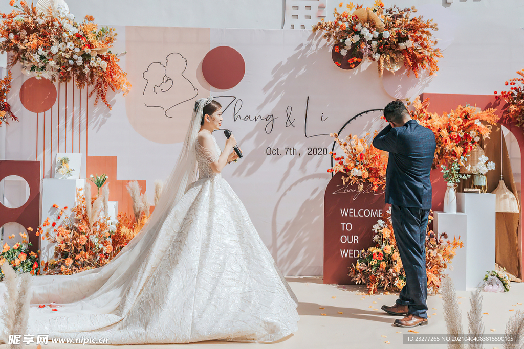 婚礼现场图
