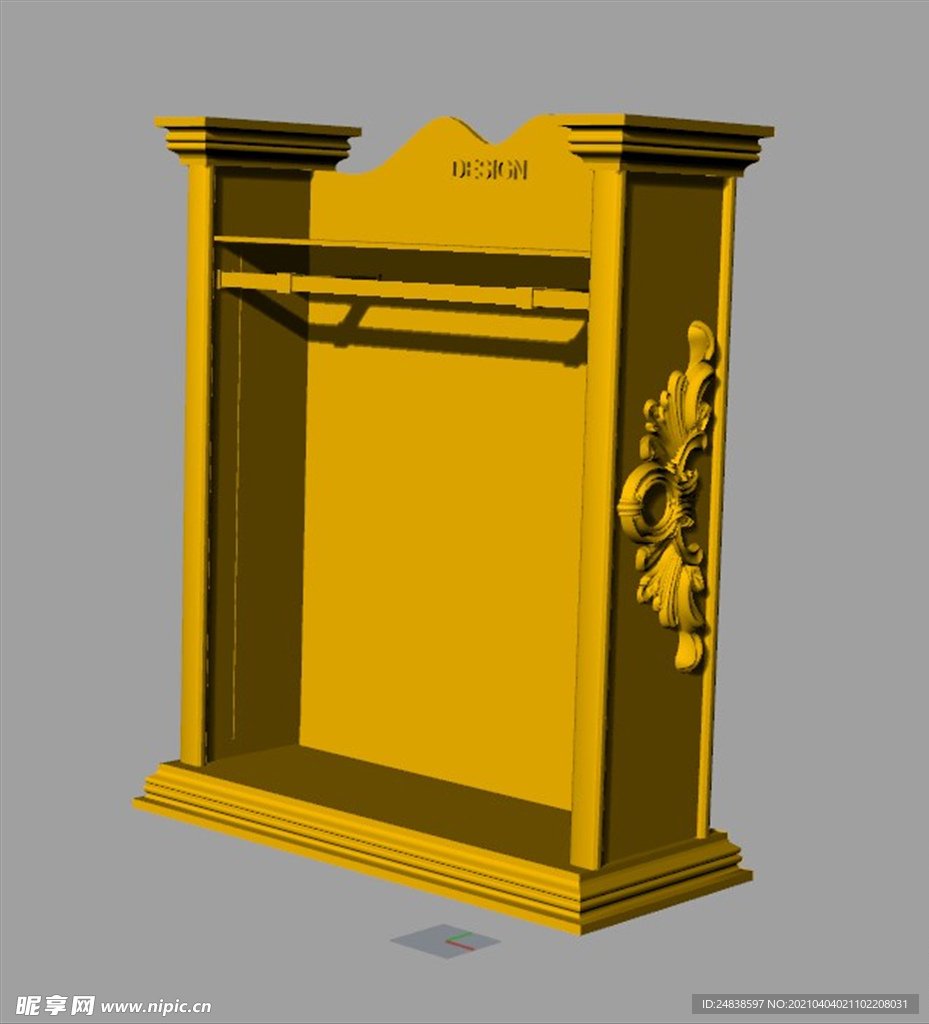 CAD装饰小品3D模型