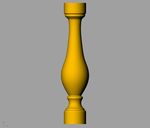 CAD装饰柱3D模型