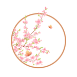 桃花花朵元素