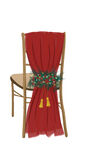 圣诞风格竹节椅
