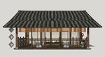 乡村木构民居建筑