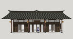 乡村木构民居建筑