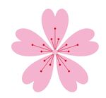 矢量桃花