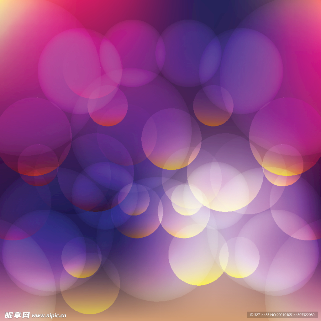 梦幻光圈光晕背景素材