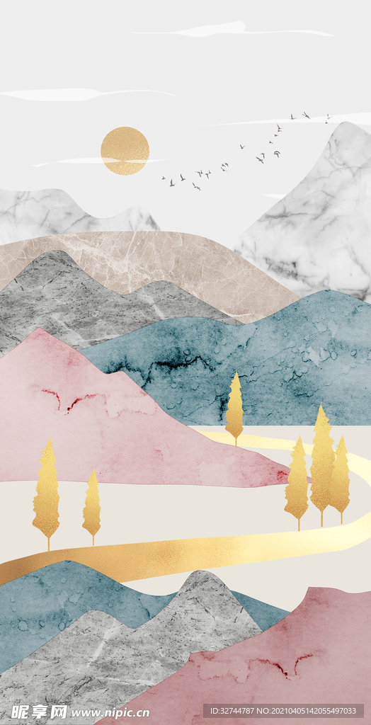 山水挂画