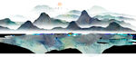 水墨山水画