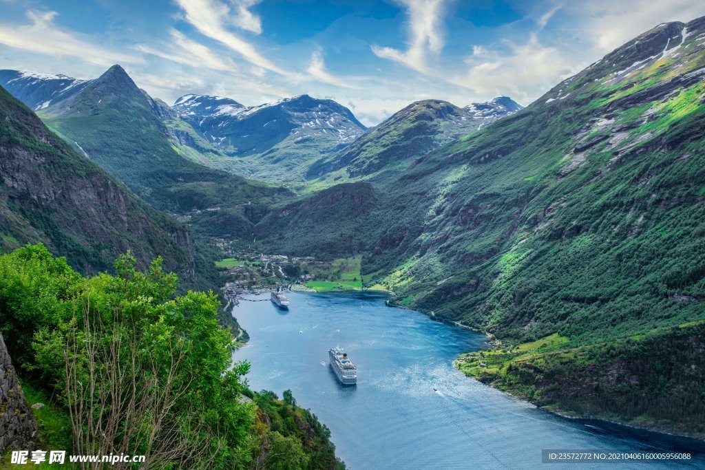峡湾风景