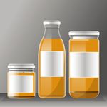 食品包装白模