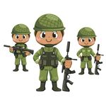 卡通军人