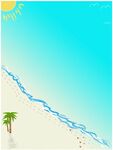 夏日 沙滩