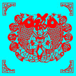 莲年有余剪纸
