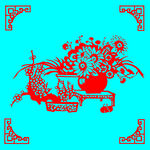 花瓶剪纸
