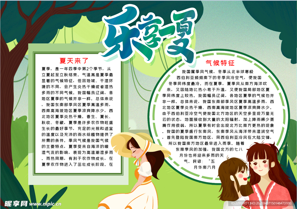 夏天小报