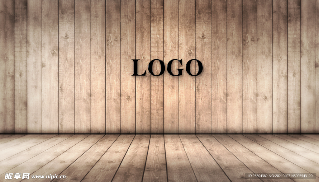 样机logo阴影悬挂模板