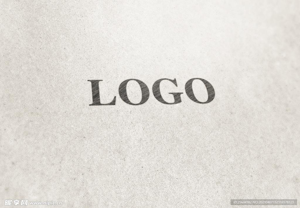 印刷工艺压印logo样机