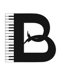钢琴字母B