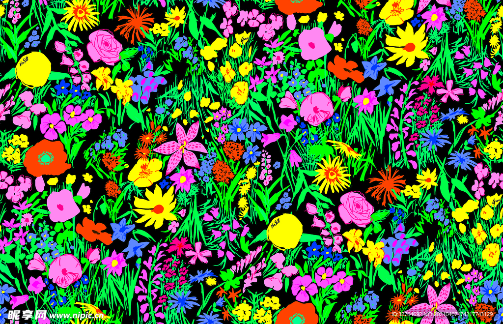 乱花 小碎花 大牌