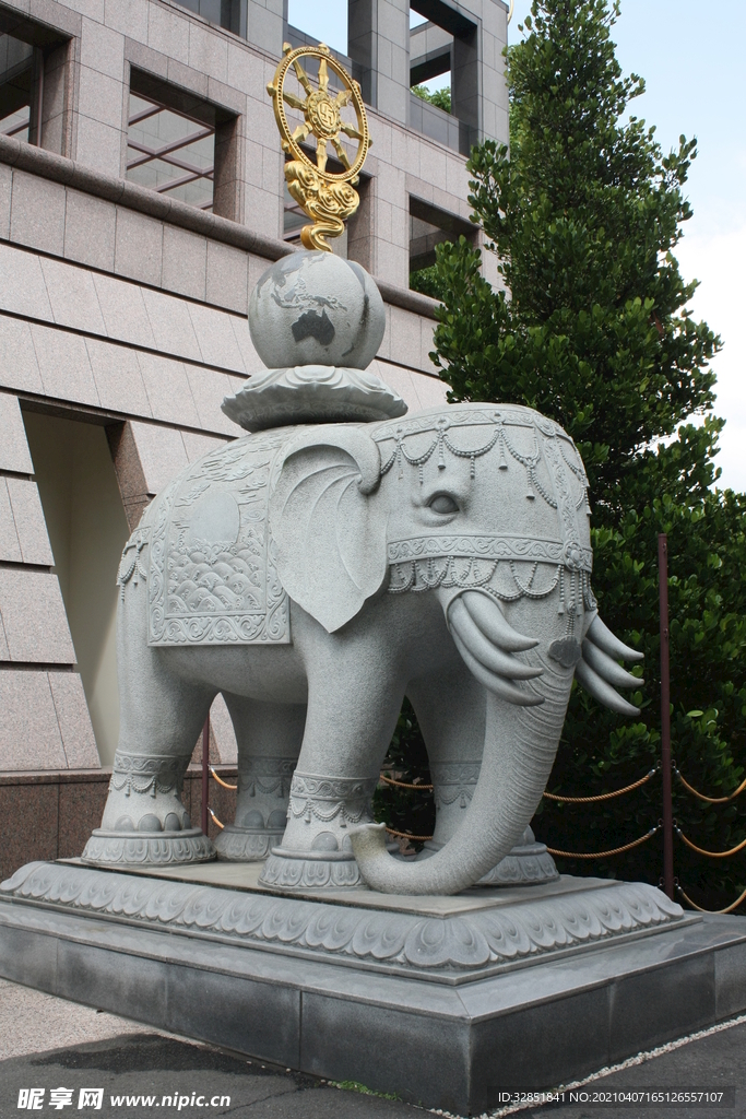 大象石雕 雕刻