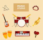 音乐工作室乐器