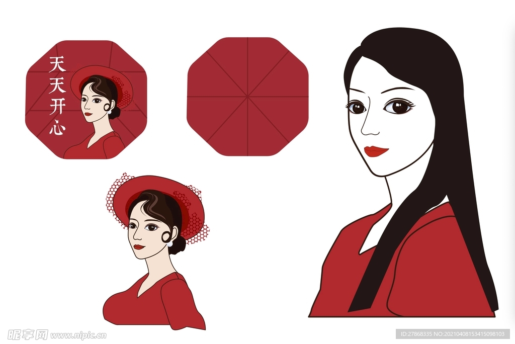美女头像