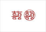 喜 囍 logo