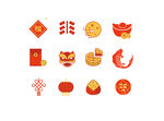 中秋年货小图标