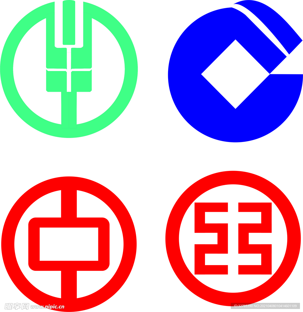 四大银行LOGO