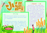 小满手抄报