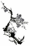 水墨花朵 水墨设计