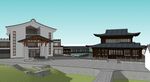 中式温泉度假区