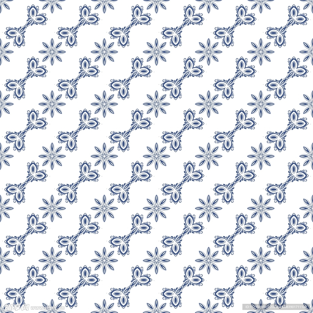 简约花纹