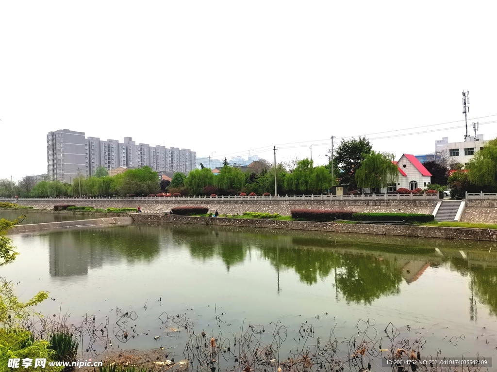 美丽的河道风景