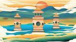 城市国潮海报