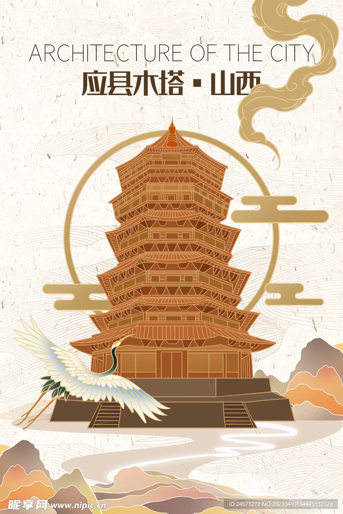 城市国潮海报