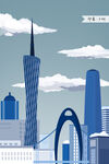 城市国潮海报