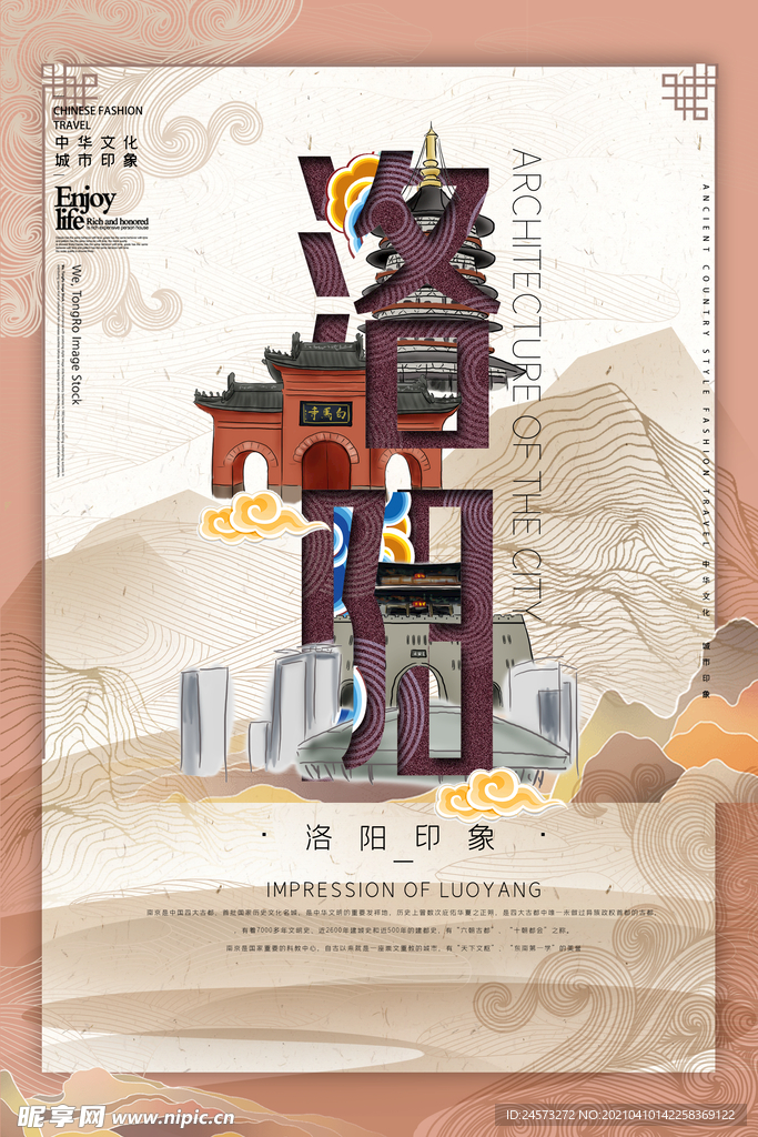城市国潮海报