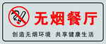 无烟餐厅  禁烟标志