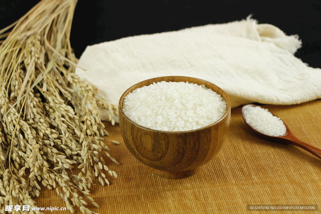 大米素材图 五常稻花香米
