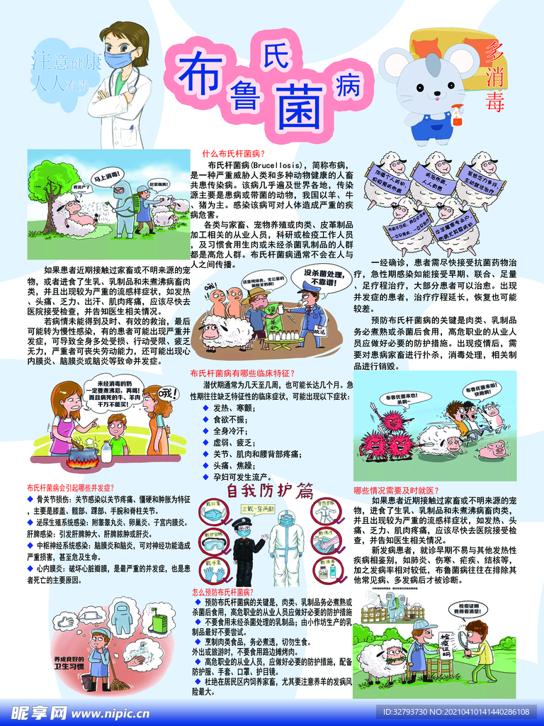 布病 海报