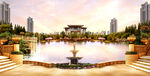 公园湖景地产