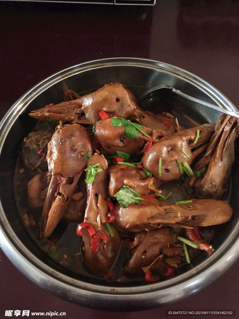 红烧鸭头