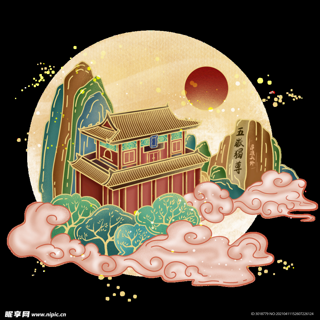 中秋古典建筑