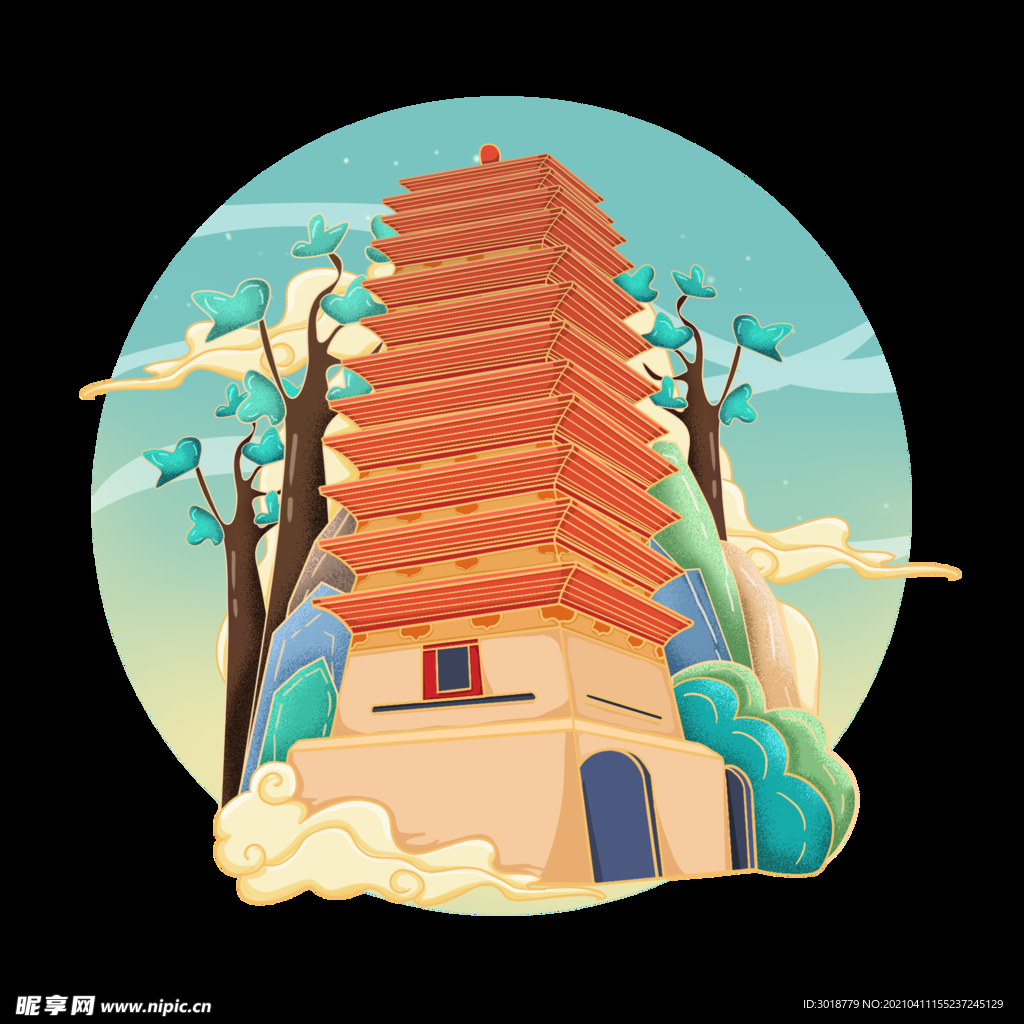 中秋古典建筑